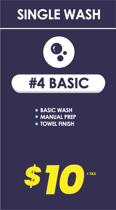 Basic, Hand Prep, Towel Dry, $9